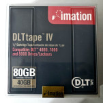 Lot of 2 Imation 51122-42337 Black Watch DLT Tape IV 1/2" 80GB/40GB
