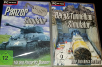 3x PC simulatorji: Panzer (tanki), Berg Tunnelbau, Industrie Imperium