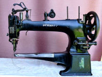 Čevljarski šivalni stroj Dürkopp 17-2-2, za usnje in čevlje, delujoč