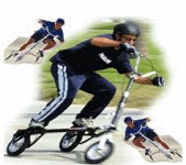 Carving skiro Trikke T8 Air