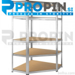 Kotni regal 180x90x90cm - 1250Kg