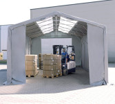 SKLADIŠČNI ŠOTOR 4x8x4.1x3 PVC STREŠNA OKNA