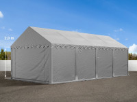Skladiščni šotor 5x(6,10)m,PVC 700N,talni okvir, NOVO!! LEANPAY