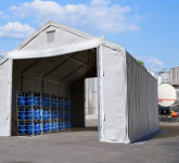 SKLADIŠČNI ŠOTOR 8x20x5.3x3 dvižna vrata