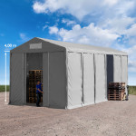 SKLADIŠČNI ŠOTOR 6mx12m; 4m str.višine; greben 5m; PVC 850N; NOVO!!