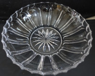 Skleda 30 cm, brušeno steklo, mogoče kristalno