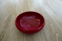 Temno rdeča keramična skledica premer 14,5 cm