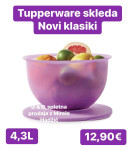 Tupperware skleda Novi klasiki 4,3L le 12,90€
