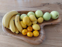 Velika unikatna lesena skleda - jablana