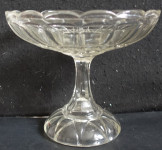 Vintage skleda za pecivo na nogici premer 22 cm, višina 19 cm