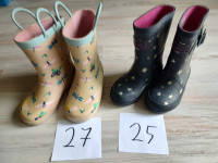 Dekliški škornji za dež št. 25 in 27