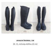 Jahalni škornji št. 35