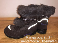 Nepremočljivi zimski škornji št. 21 Kangaroos