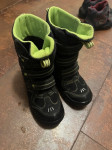 Superfit škorenjčki št. 32, trojno zapenjanje, črno-zelena barva