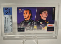 Max Verstappen / Lewis Hamilton - MTG 9.5 sport card