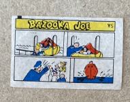 Vintage sličica BAZOOKA JOE, original BAZUKA ovitek žvečilni gumi Žito