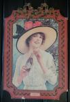 COCA COLA, SUMMER GIRL 1921, karton, 70x48 cm