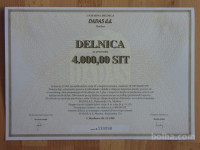 Delniška listina DADAS, d.d.
