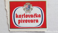Karlovačka pivovara- nalepka