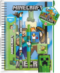 Minecraft Characters A5 Bumper pisarniški set Pyramid - novo
