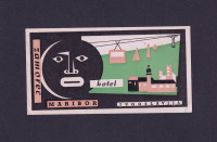 Nalepka Hotel Zamorec Maribor 1960