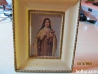 Namizna slika svetnica Mala Terezija v okvirju