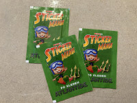 Neodprte nalepke sličice STICKER MANIA Po sledeh Arlantide - NOVO