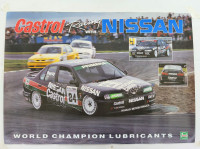 NISSAN PRIMERA CASTROL plakat