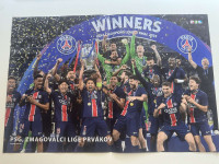 NOV plakat PSG – Zmagovalci Lige prvakov