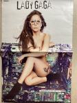 *Plakat gola LADY GAGA poster Stefani Joanne Angelina Germanotta -NOVO