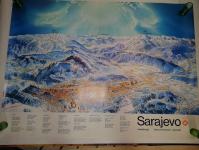 Plakat Olimpijske igre Sarajevo 1984 Vučko original!