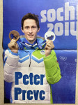 Plakat PETER PREVC svetovno prvenstvo SOCHI 2014 SKOKI poster - NOVO