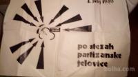 PLAKAT - PO POTEH PARTIZANSKLE JELOVICE, 1959