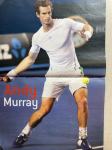 Plakat škotski tenisač ANDY MURRAY v akciji / poster tenis UK - NOVO