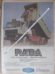 RABA- tovornjaki- stare reklame iz časopisa