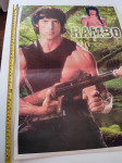 Rambo, original poster 50x35, Silvester Stallone plakat First Blood