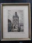 Slika neznan avtor češka praga znan most