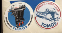 Tomos 18 in 10-nalepke 11 cm,šampion u svojoj klasi