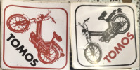 Tomos nalepke odlično ohranjene,14 evrov kos 12cm