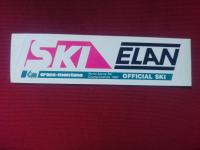 vintage nalepka Elan, uradna smučka Svetovnega prvenstva 1987