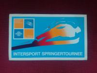 vintage nalepka Intersport novoletna skakalna turneja