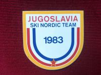 vintage nalepka nordijska reprezentanca jugoslavije 1983