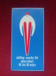 vintage nalepka Oberstdorf 1981, svetovno prvenstvo smučarski poleti
