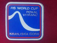 vintage nalepka Pokal Vitranc, Kranjska gora, svetovni pokal smučanje