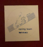Vintage nalepka racing team Riko