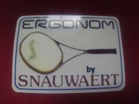 Vintage nalepka Snauwaert, tenis