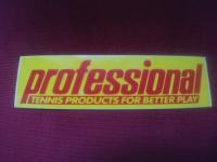 vintage nalepka tenis, športna znamka Professional