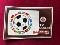 vintage nalepke Gorenje color TV, SP v nogometu Nemčija 1974