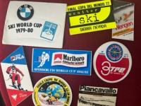vintage nalepke Svetovni pokal v alpskem smučanju