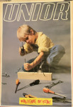Vintage plakat orodje Unior